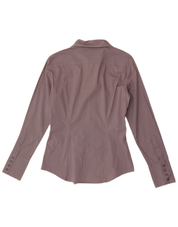 Benetton Jersey De Mujer ES 40 Pequeño Algodón Gris