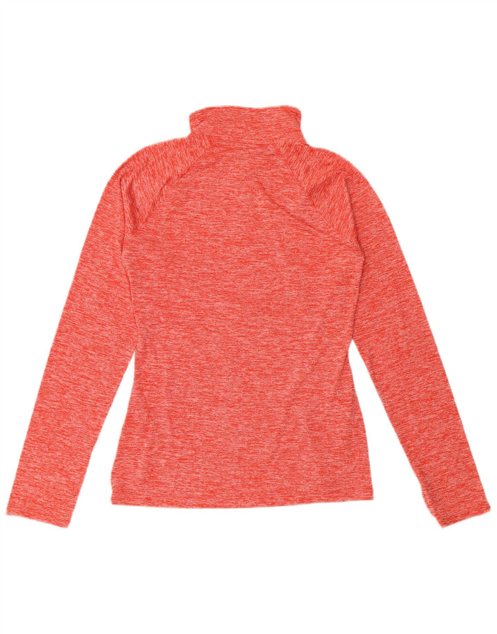 Under Armour Mujer Jersey Chándal Top Reino Unido 12 Mediano Rojo Moteado