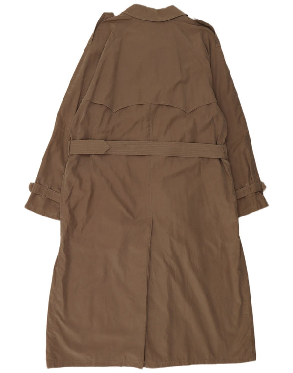Gabardina Hugo Boss Mujer IT 52 2XL Algodón Gris