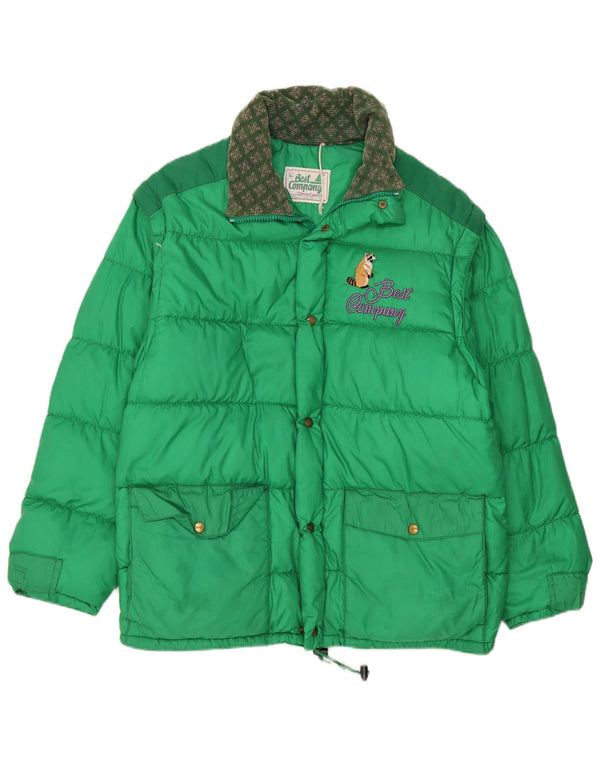 Best Company Chaqueta acolchada para hombre UK 40 Large Green