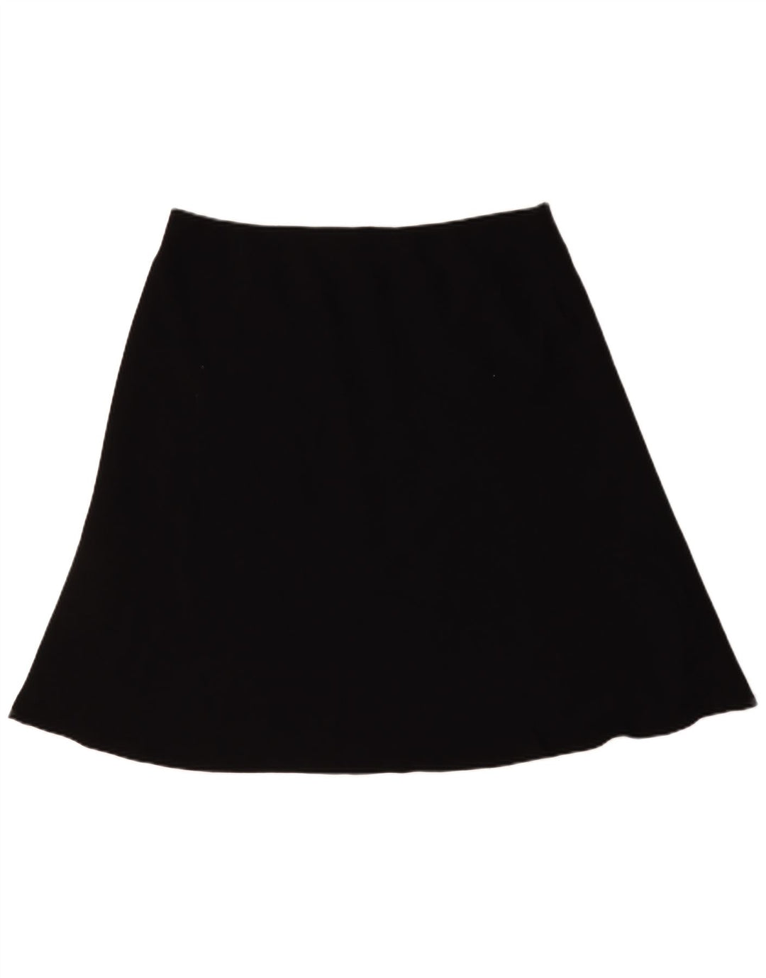 Marks & Spencer Falda Acampanada para Mujer UK 18 XL W38 Poliéster Negro