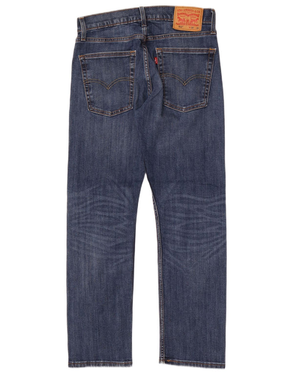 Levi's Hombre 513 Slim Jeans W30 L30 Algodón Azul