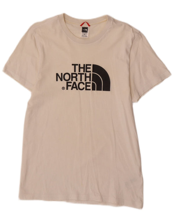 The North Face Camiseta gráfica para hombre Top Medium White Cotton