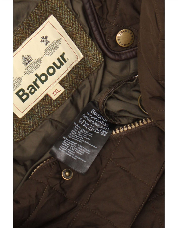 Barbour Chaqueta acolchada para hombre UK 44 2XL Marrón Poliéster