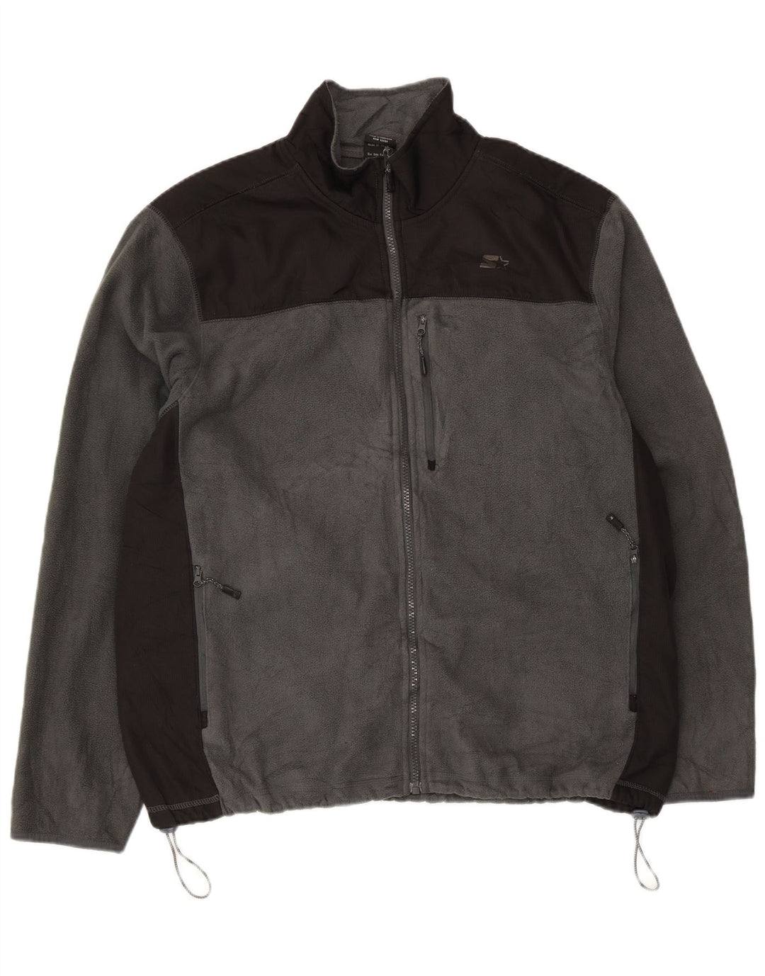 Starter Chaqueta polar para hombre UK 42/44 Large Gris Colorblock Poliéster