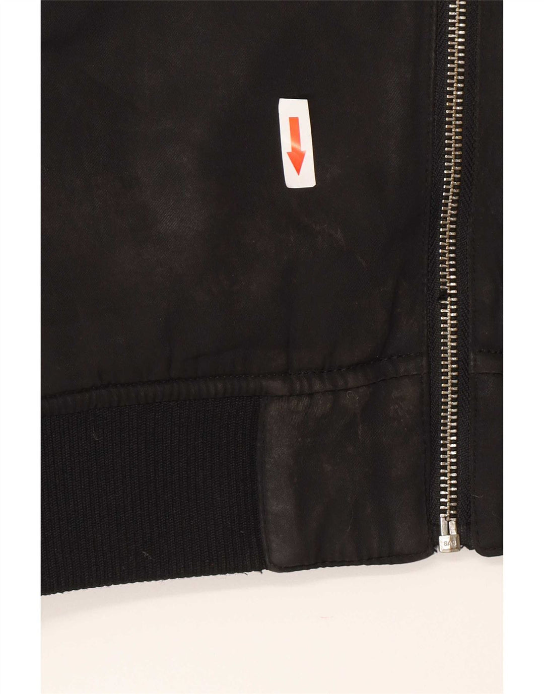 Zara Mujer Sherpa Bomber Jacket UK 44 Mediano Negro Poliéster
