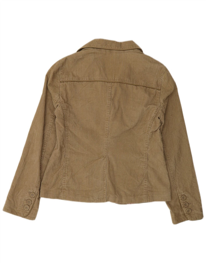 Massimo Dutti Chaqueta Blazer De Pana De 3 Botones Para Mujer EU 42 Grande Marrón