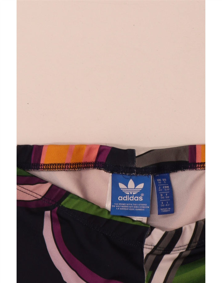 Adidas Leggings para mujer Reino Unido 10 Pequeño Poliéster floral multicolor