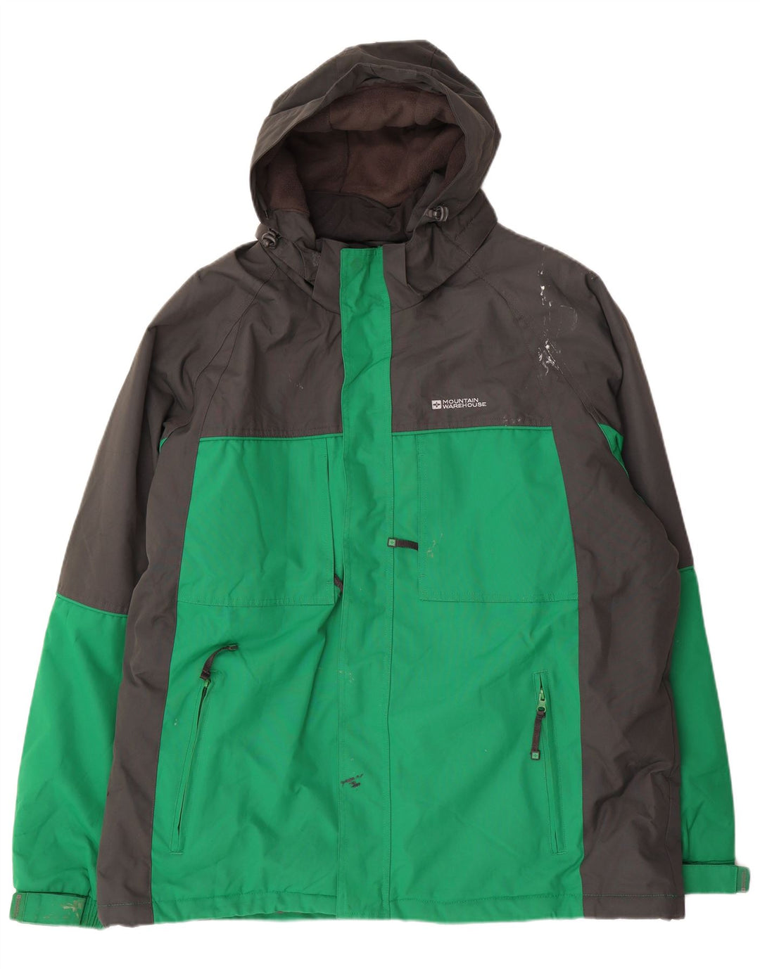 Chaqueta cortavientos para hombre Mountain Warehouse UK 44 2XL Verde Colorblock