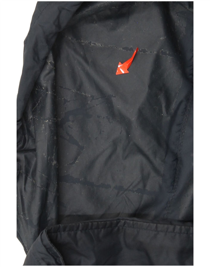 K-WAY Chaqueta impermeable con capucha para hombre UK 38 Medium Azul marino Poliamida