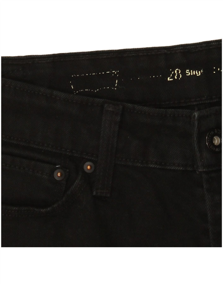 Levi's Vaqueros Slim Ligeramente Curvados para Mujer W28 L28 Negro