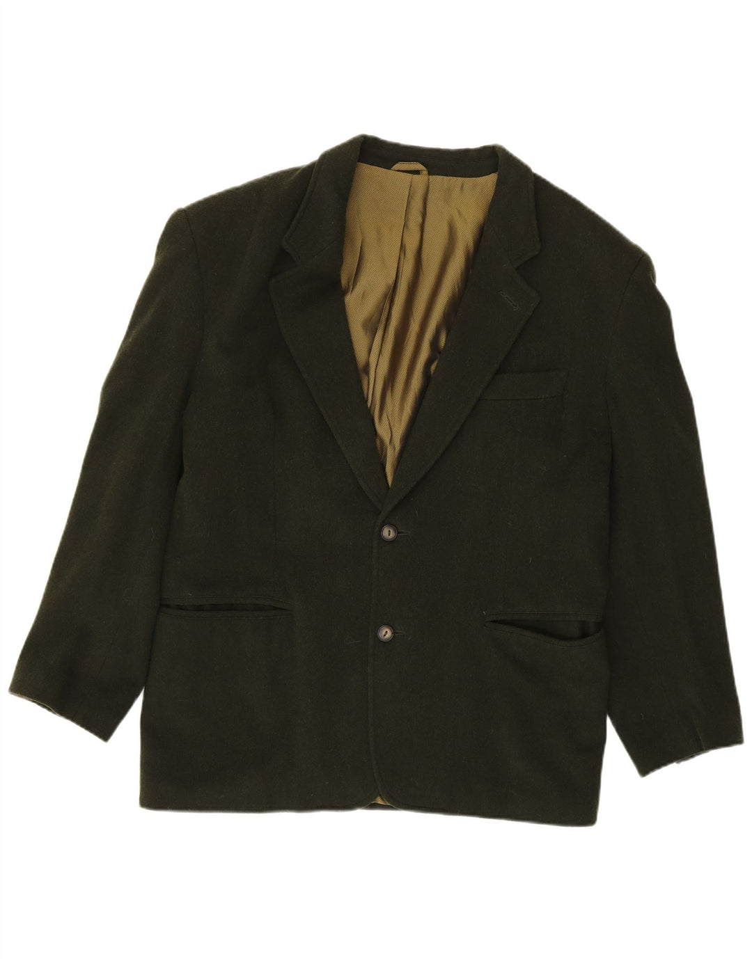 MARLBORO CLASSICS Chaqueta tipo blazer de 2 botones para hombre EU 50 Lana verde grande