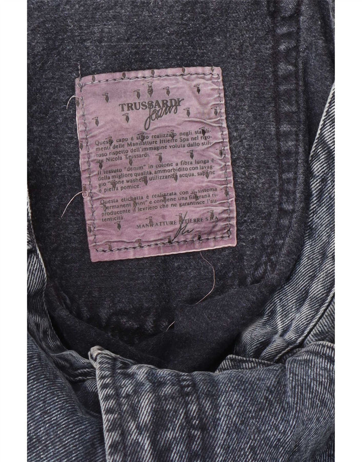 Vaqueros Trussardi Hombre Rectos W42 L28 Azul Algodón