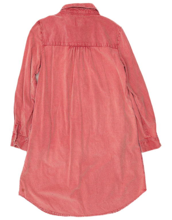 Vestido camisero de pana para mujer Fat Face UK 42 Algodón rojo mediano