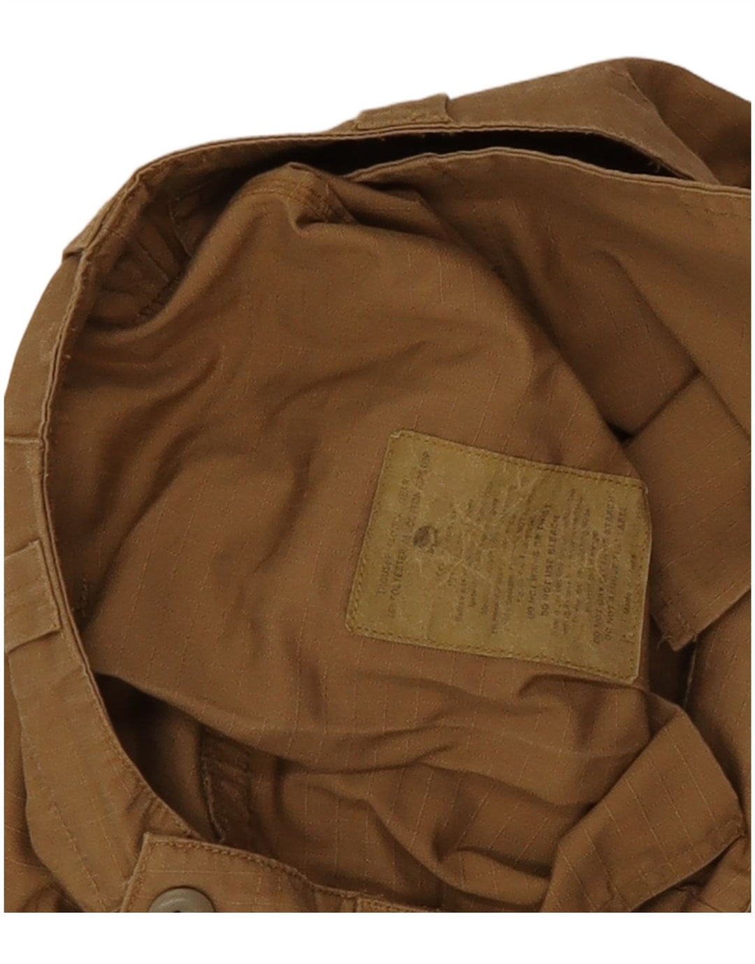 Pantalón cargo recto vintage para hombre W30 L30 Poliéster beige