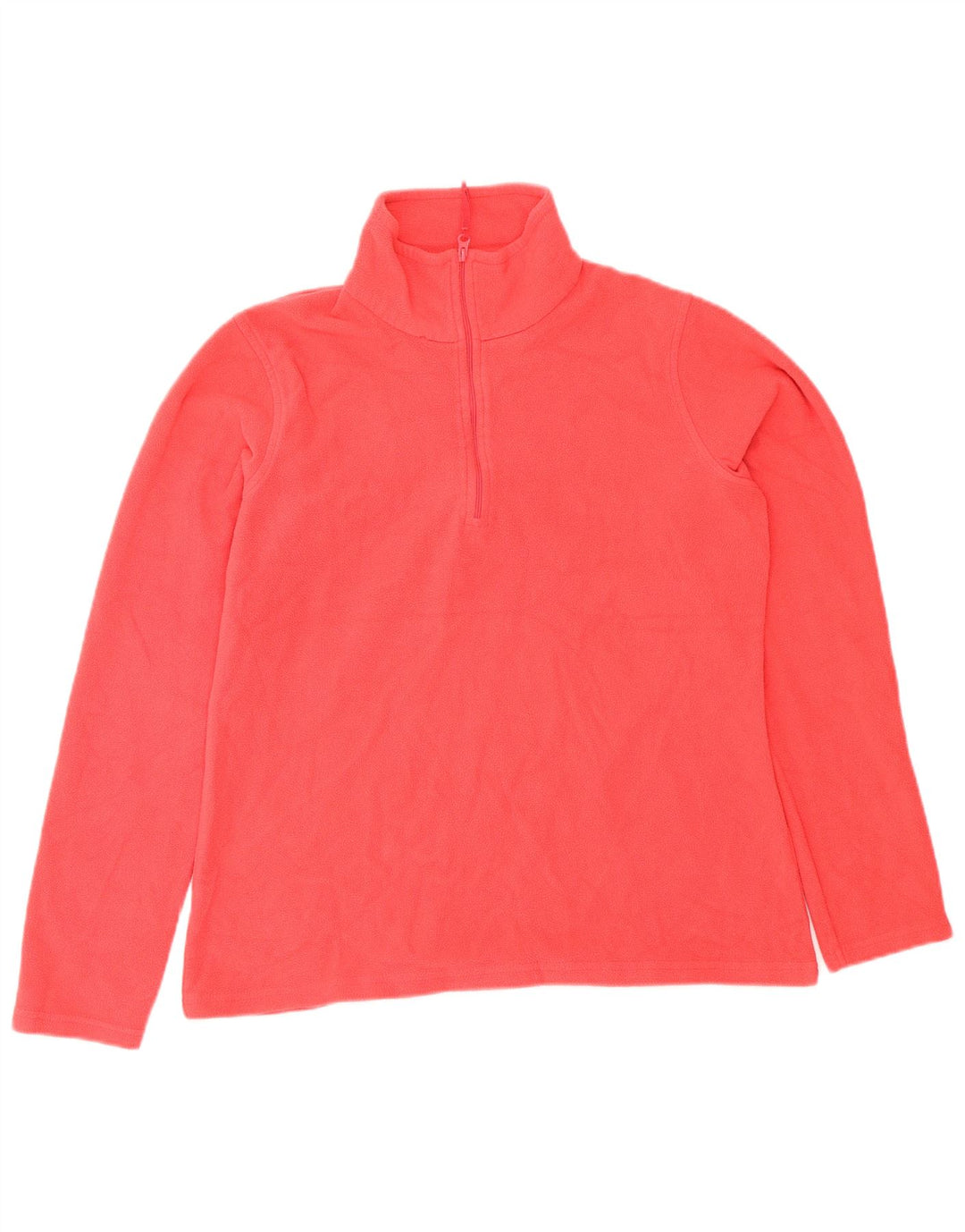 Jersey polar con cremallera y cuello para mujer de Mountain Warehouse UK 44 Poliéster rojo mediano