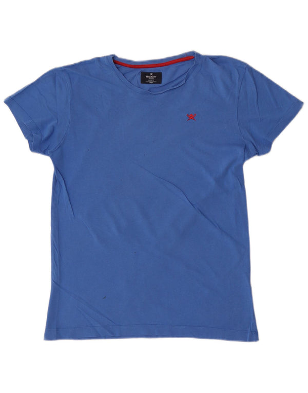 Hackett Mens Classic Fit Camiseta Top Azul Pequeño