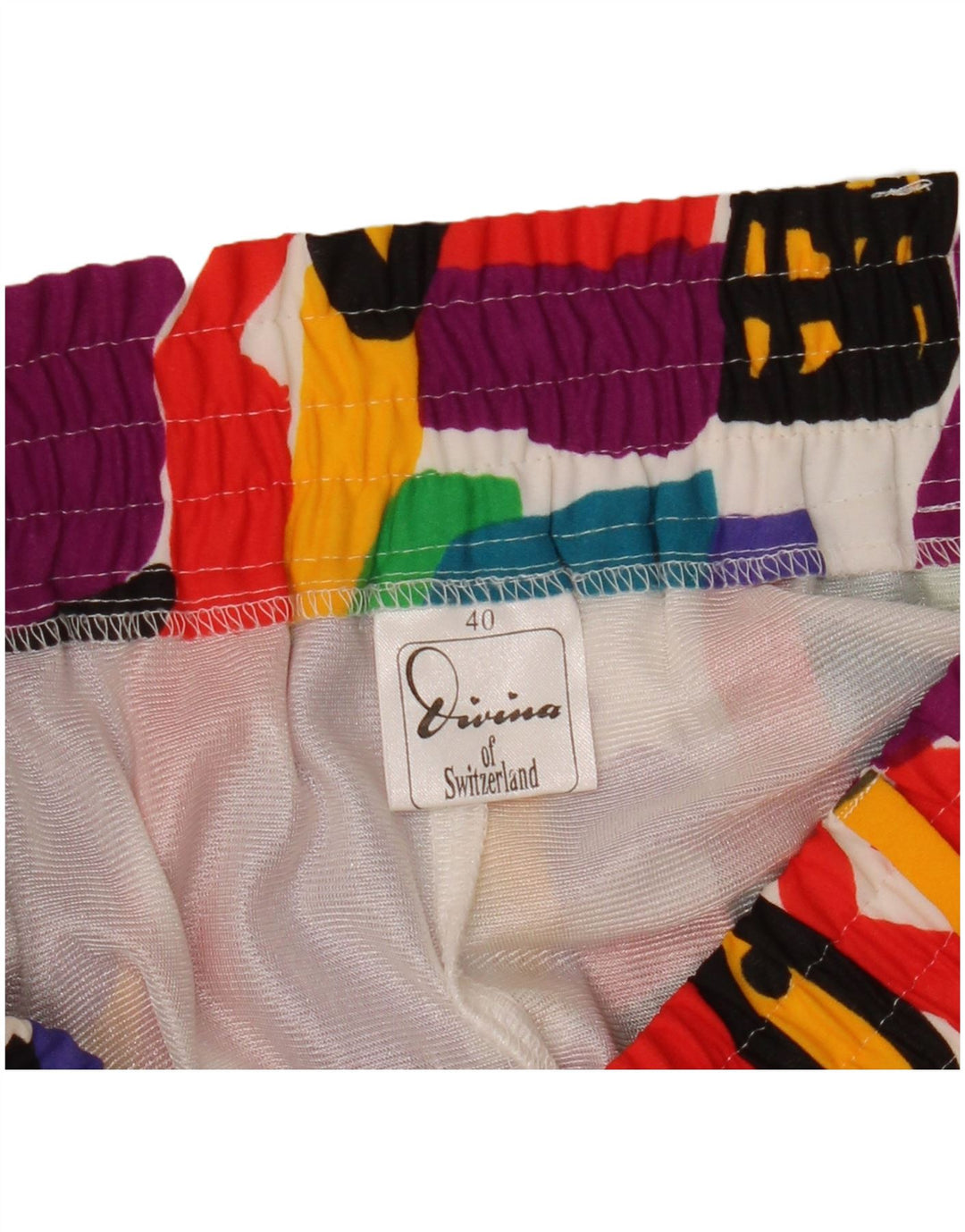 Falda plisada Divina para mujer EU 40 Medium W34 Multicolor Geométrico