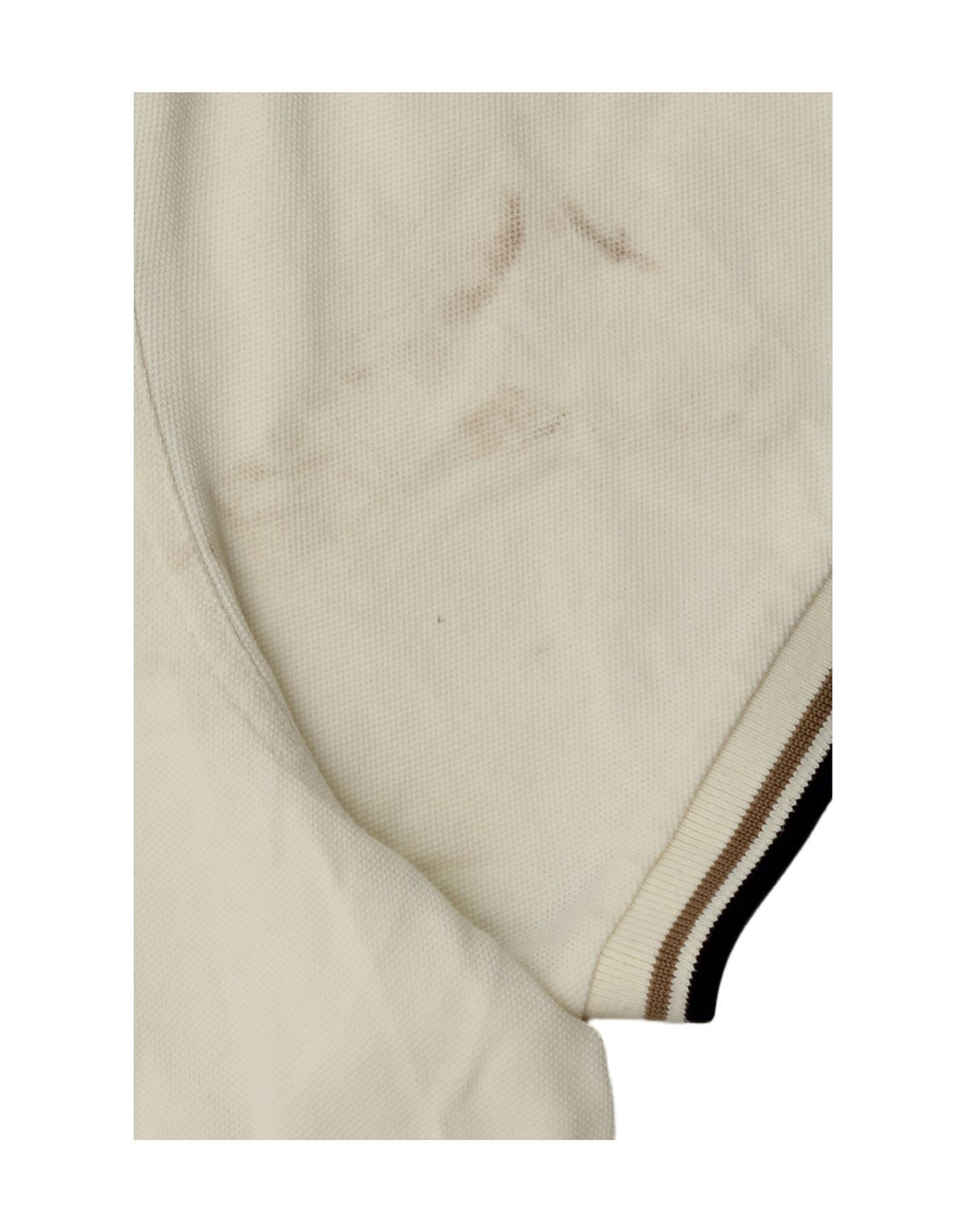 Fred Perry Polo Para Hombre 3XL Algodón Blanco Roto