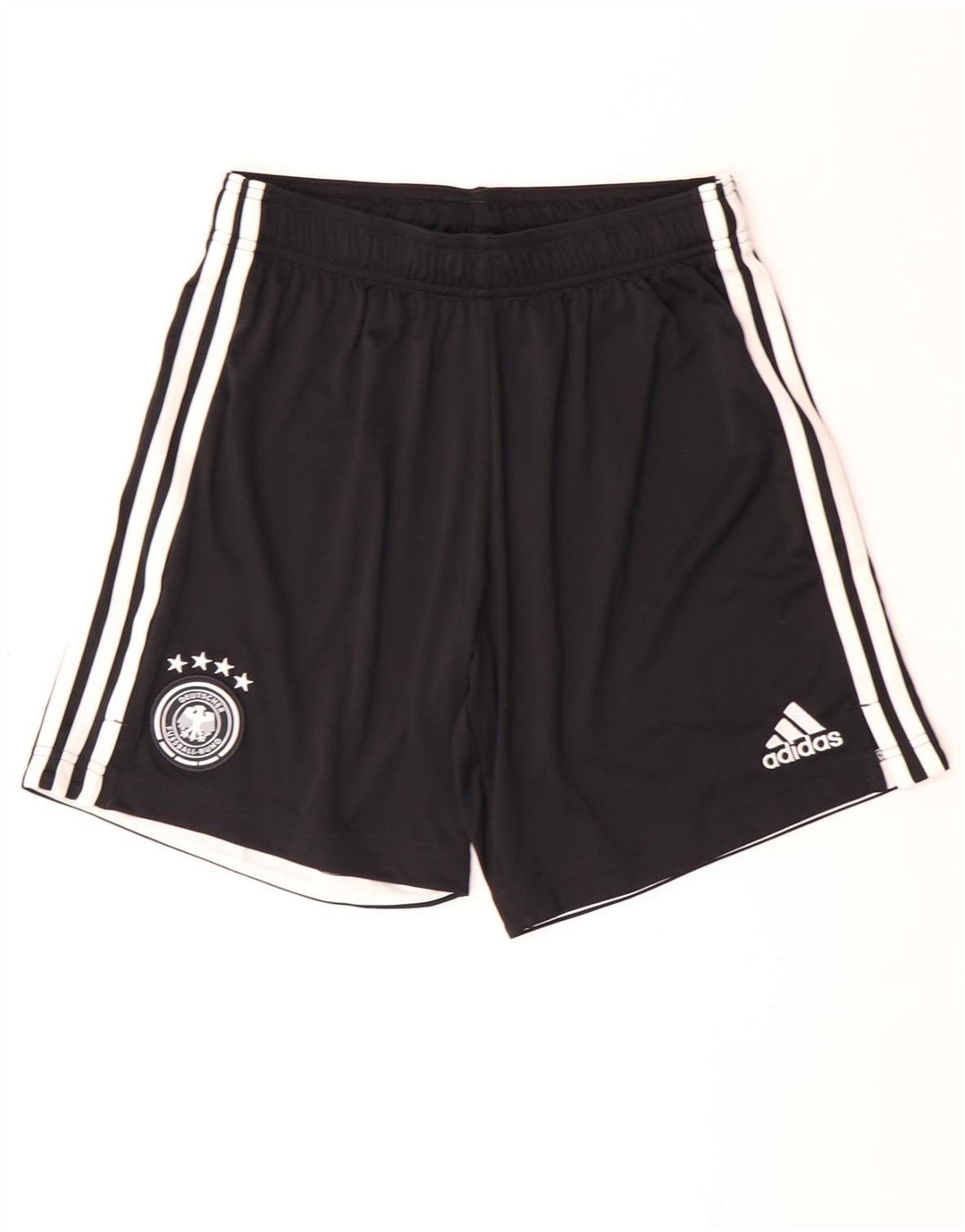ADIDAS Pantalones cortos deportivos Deutscher Fussball Bund para hombre Poliéster negro mediano