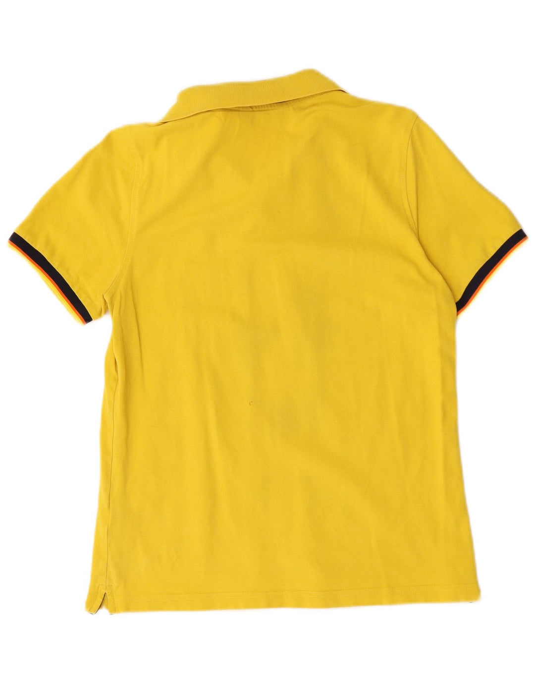 Polo K-Way Hombre De Algodón A Rayas Amarillo Medio