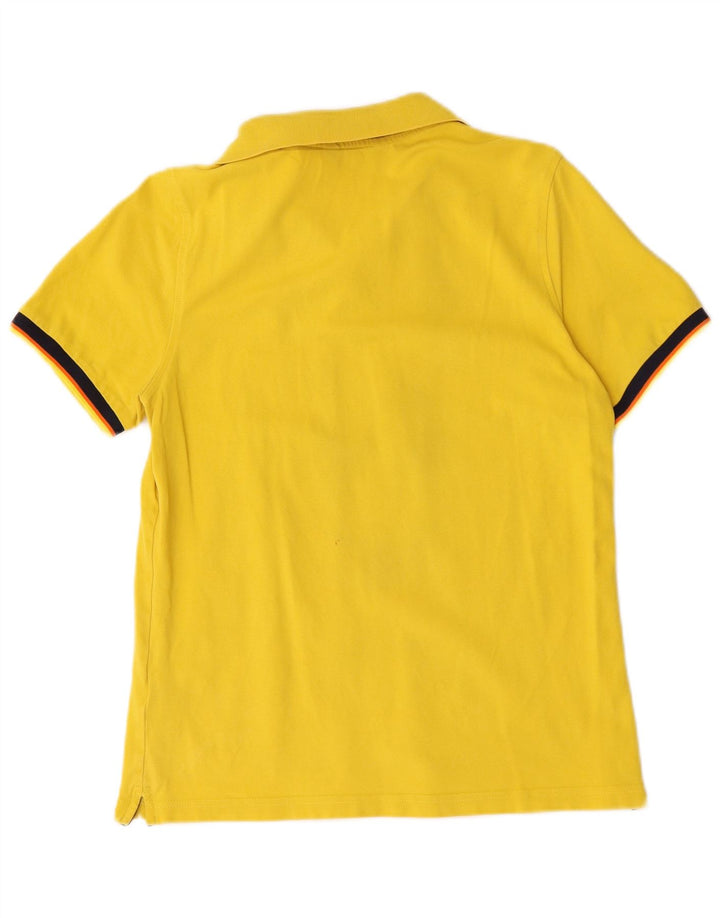 Polo K-Way Hombre De Algodón A Rayas Amarillo Medio