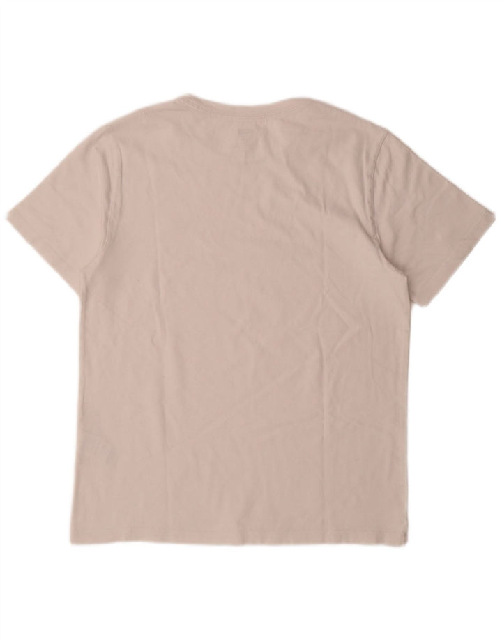 Levi's Camiseta estándar para hombre Top mediano de algodón blanco