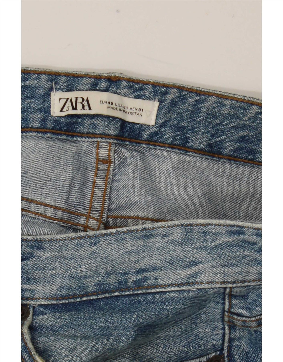 Zara Vaqueros Slim para Hombre EU 40 Medium W31 L30 Azul