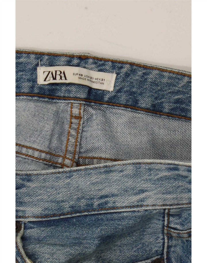 Zara Vaqueros Slim para Hombre EU 40 Medium W31 L30 Azul