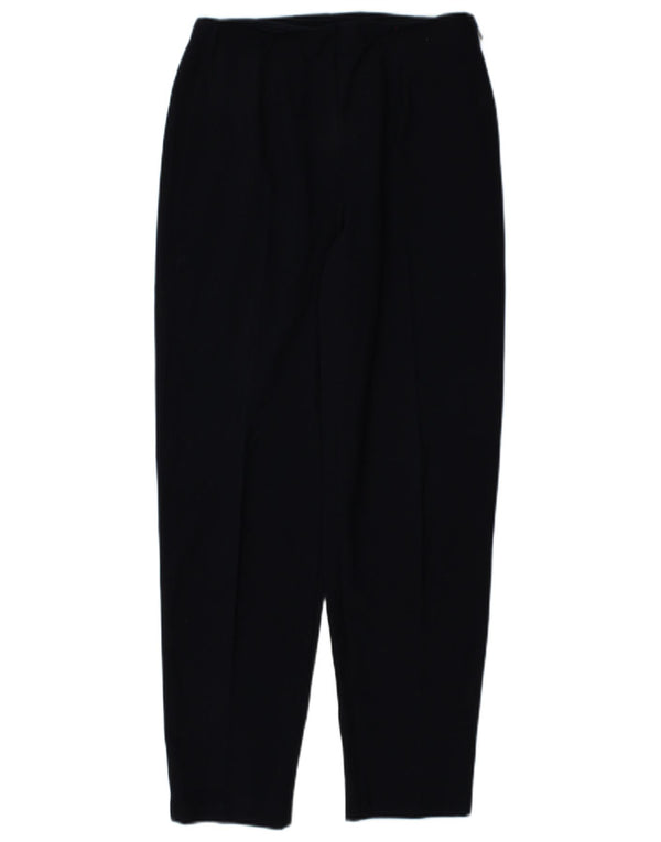 Marks & Spencer Pantalones de traje cónicos para mujer UK 10 Small W28 L28 Azul marino