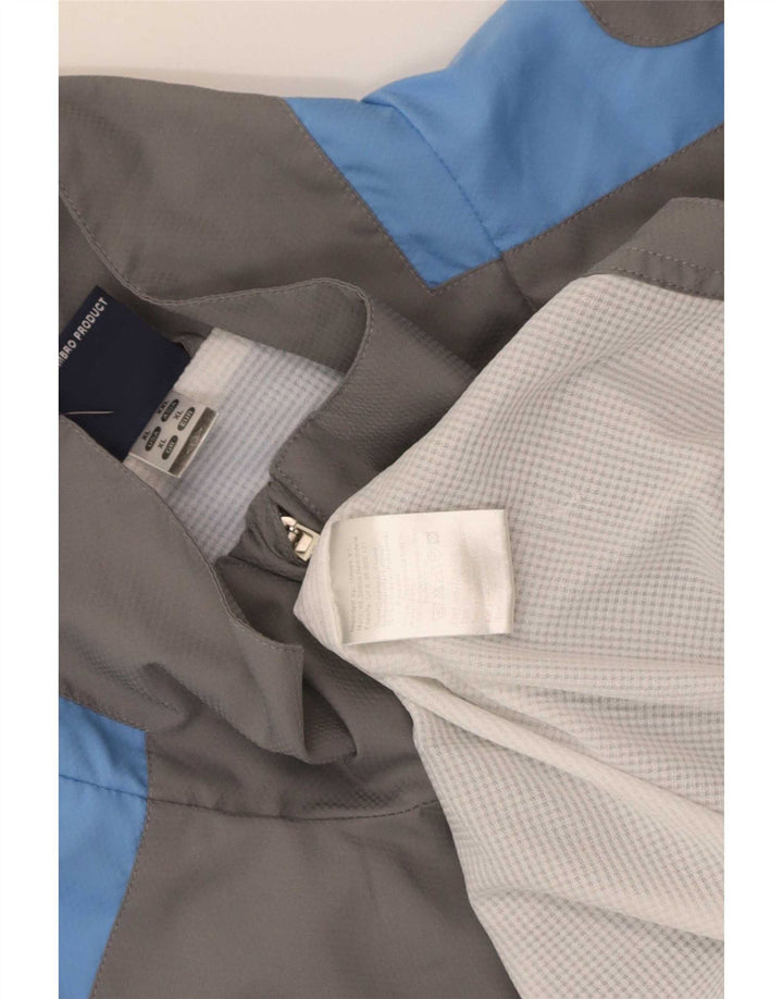 Umbro Chubasquero Hombre UK 42 XL Poliéster Color Block Gris