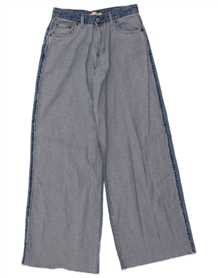 LEVI'S Vaqueros de pernera ancha para niña 13-14 años W26 L31 Algodón color block azul