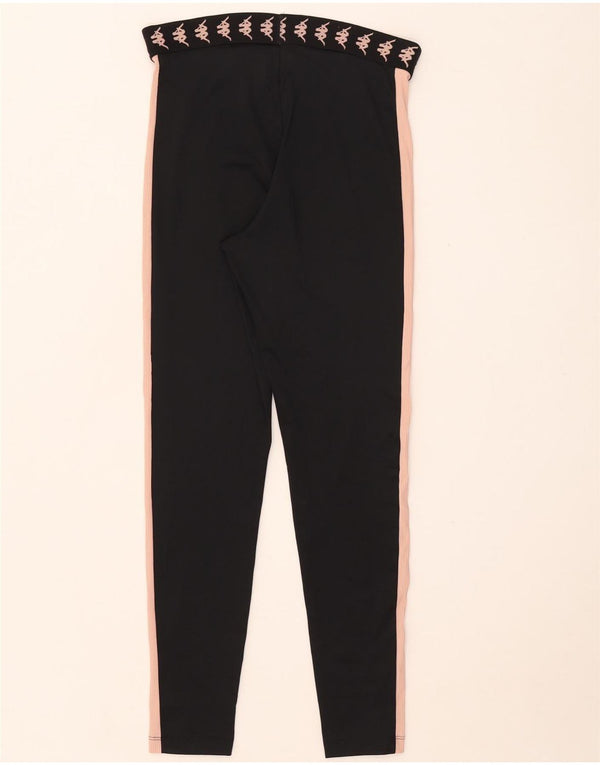 Kappa Leggings gráficos Tezenis para mujer UK 40 Medium Black Colourblock