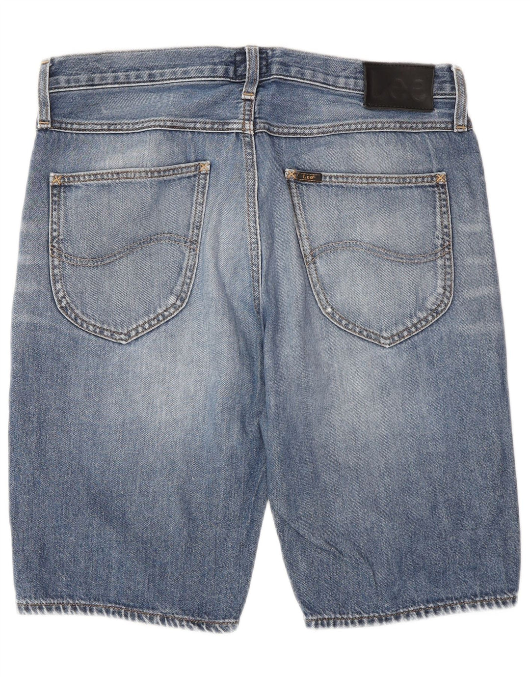Lee Pantalones Cortos De Mezclilla Con 5 Bolsillos Para Hombre W31 Algodón Azul Medio
