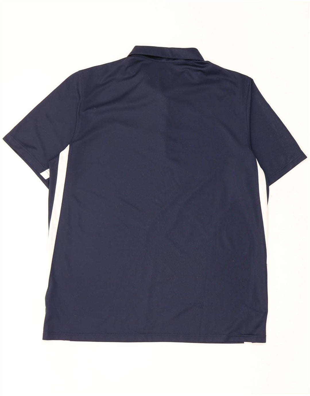 Nike Polo Dri Fit para hombre, talla grande, poliéster color azul marino