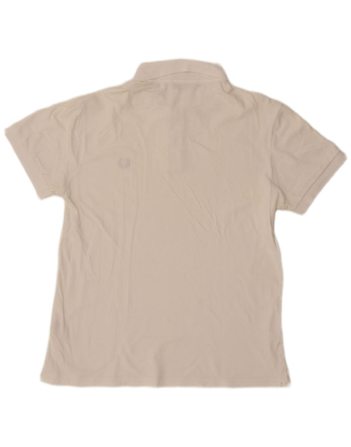 Fred Perry Polo Ligero Y Elástico Para Hombre Algodón Blanco Roto Grande