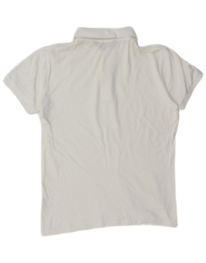 Kappa Polo Hombre Blanco Grande