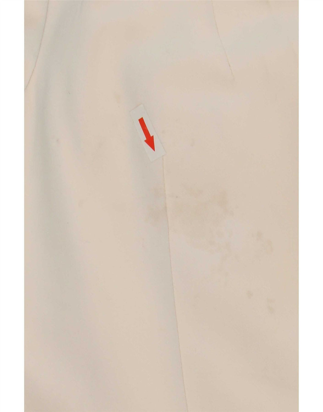 Zara Mujer Chaqueta Blazer De 1 Botón UK 10 Small Poliéster Blanco