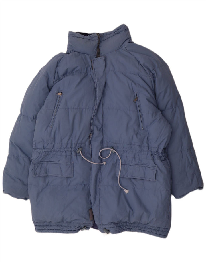 DIADORA Chaqueta acolchada reversible y holgada para hombre ES 38 Algodón azul medio