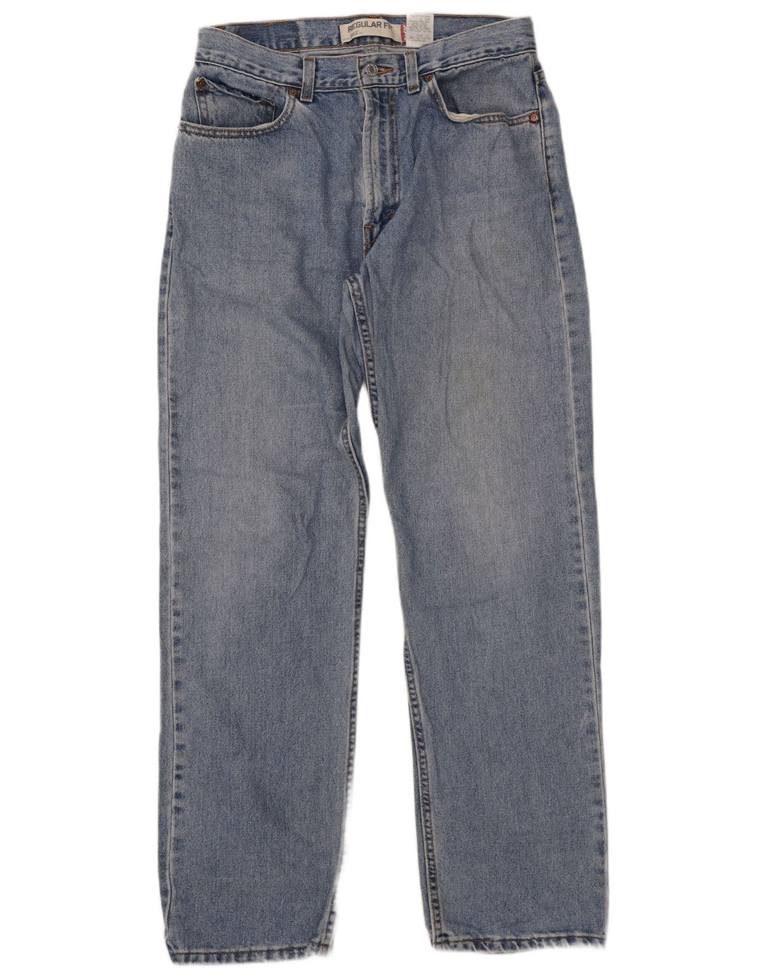 LEVI'S Vaqueros rectos de corte regular 505 para hombre W34 L34 Azul