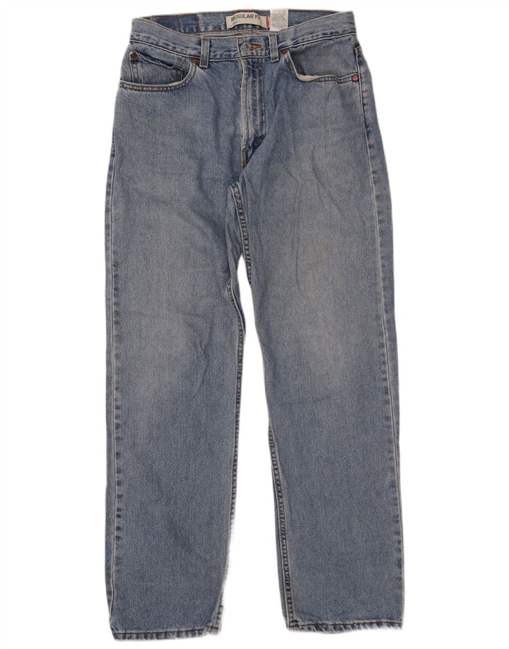 LEVI'S Vaqueros rectos de corte regular 505 para hombre W34 L34 Azul