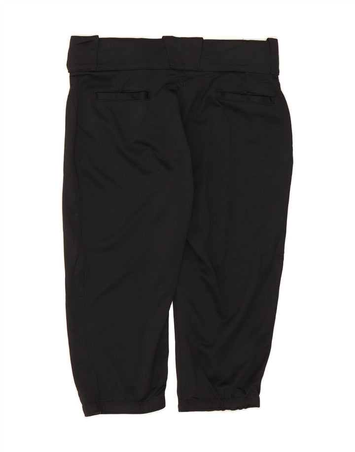 NIKE Womens Slim Capri Trousers Medium W30 L18 Black Polyester Vintage Nike and Second-Hand Nike from Messina Hembry 