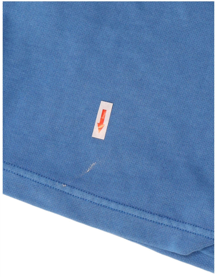 Marks & Spencer Pantalones cortos deportivos de ajuste regular para hombre XL Algodón azul