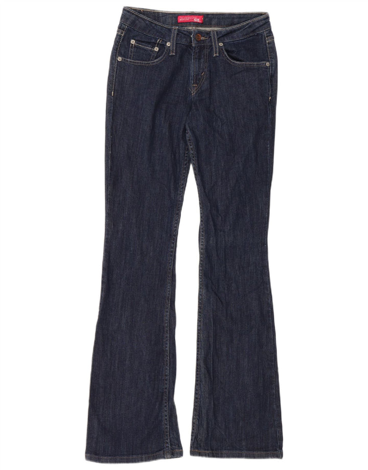 Levi's Jeans 518 Super Low Bootcut para mujer US 3 Small W28 L31 Azul marino
