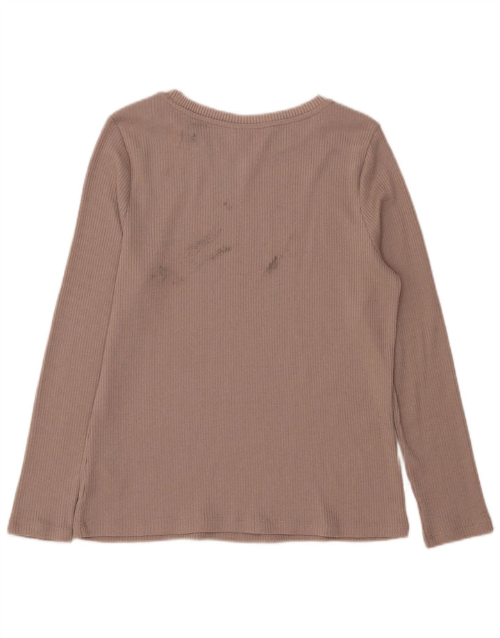 Marks & Spencer Top para mujer de manga larga UK 44 Poliéster beige medio