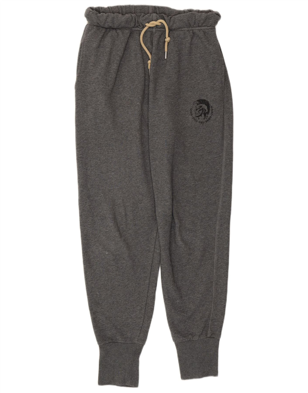 DIESEL Pantalones de chándal para mujer Joggers UK 42 Algodón gris medio