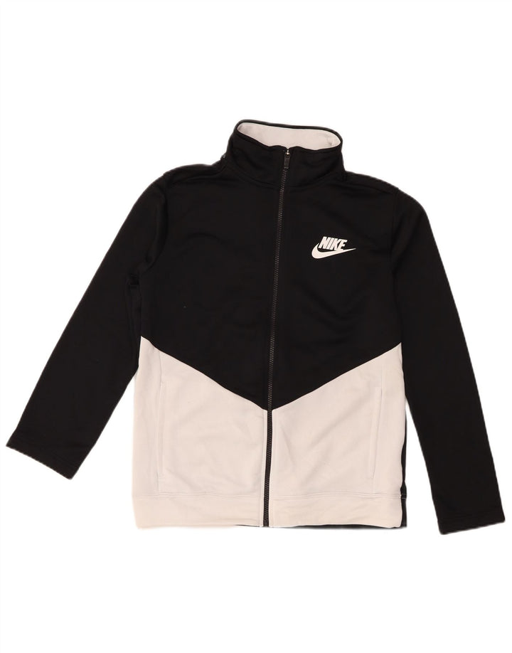 Nike - Chaqueta de chándal para niño (12-13 años), color negro, talla grande