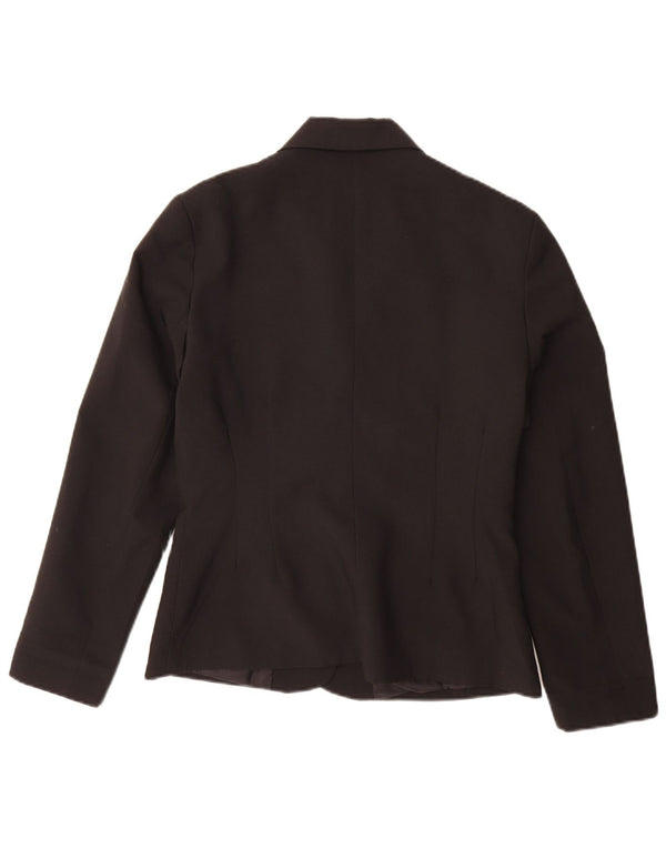 St. Bernard Chaqueta Blazer de 4 Botones para Mujer UK 42 Mediana Poliéster Negro