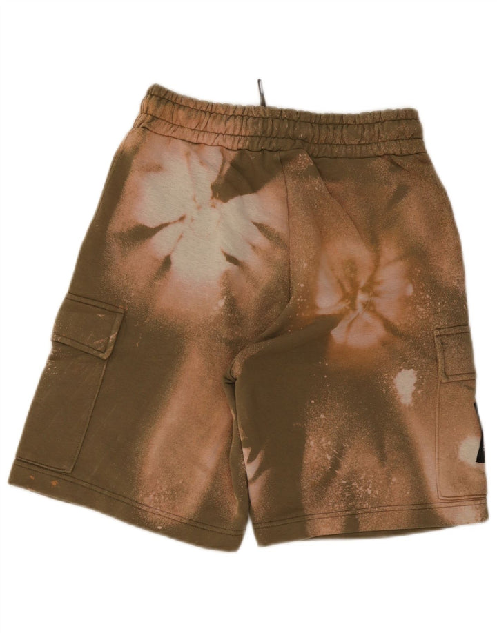 Starter Pantalones Cortos Deportivos Cargo para Hombre Pequeño Caqui Tie Dye Algodón