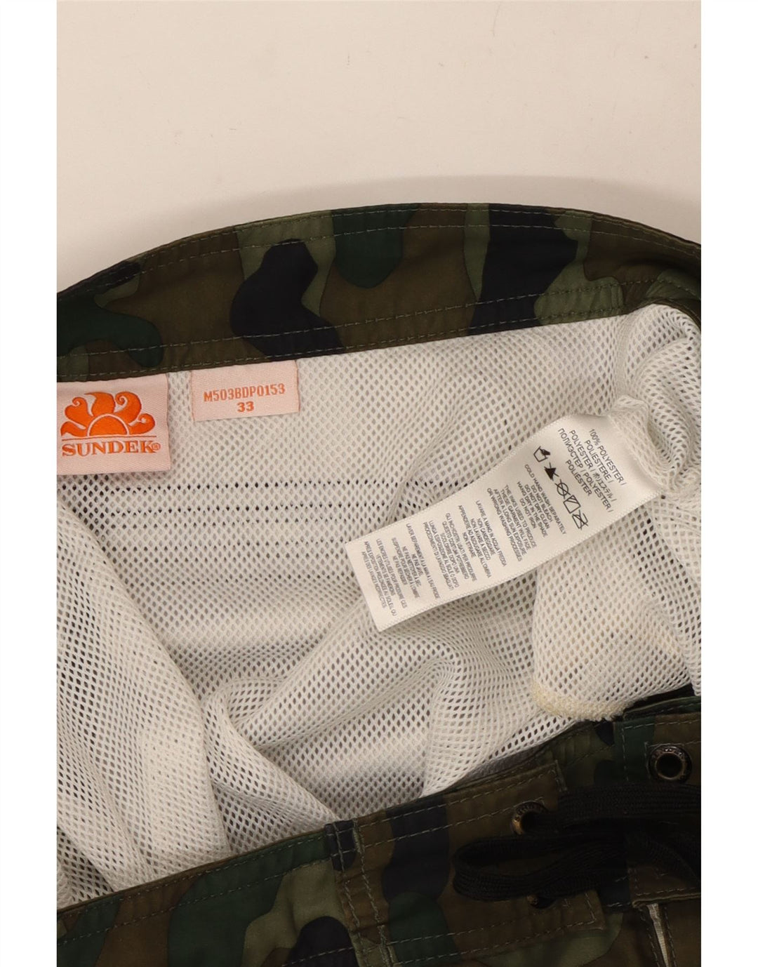 SUNDEK Bañador Hombre Poliéster Camuflaje Caqui Medio